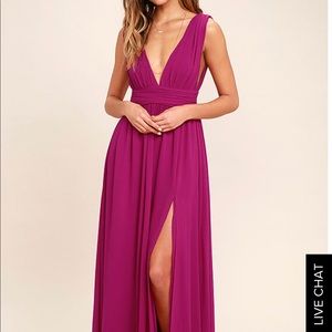 Lulus Prom Dress in Magenta